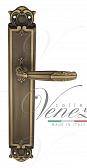 Дверная ручка Venezia на планке PL97 мод. Angelina (мат. бронза) проходная