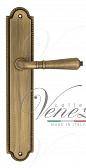 Дверная ручка Venezia на планке PL98 мод. Vignole (мат. бронза) проходная