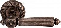 Дверная ручка Melodia мод. Nike 246 на розетке 60мм (античное серебро)