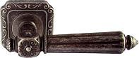 Дверная ручка Melodia мод. Nike 246Q на розетке 50Q (античное серебро)