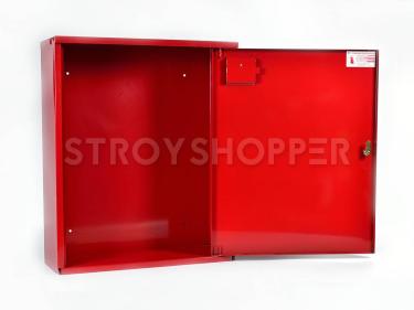 Шкаф для огнетушителя ШПО-112НЗК навесной закрытый красный