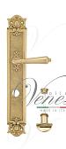 Дверная ручка Venezia на планке PL97 мод. Vignole (полир. латунь) сантехническая