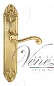 Дверная ручка Venezia на планке PL90 мод. Vivaldi (полир. латунь) проходная